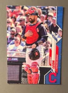Sandy Leon 2020 Topps MINI ON DEMAND Update BLUE PARALLEL #U-48 /10 INDIANS - Picture 1 of 1