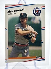 1988 Fleer Classic MINI Alan Trammell Baseball Card #25 Mint FREE SHIPPING