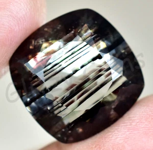 Natural Rutile & Sunstone 24.45 Ct Certified Rare Two in One Loose Gemstone - Picture 1 of 6