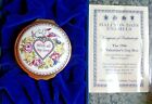 Halcyon Days Enamels St Valentines Day 1996 Boxed Coa 