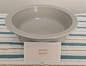 Homer Laughlin China Co FIESTA 8" grau rund Gemüseschüssel USA bleifrei gebraucht - Bild 1 von 7