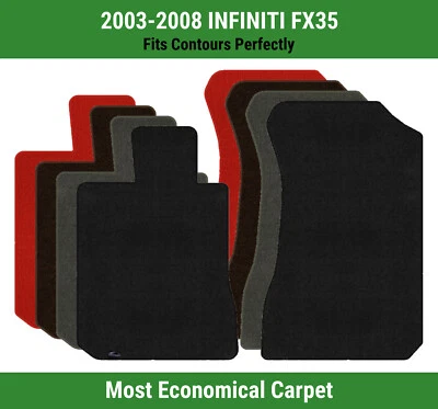 Lloyd Velourtex 前排地毯垫适用于 2003 - 2008 INFINITI FX35  — 第 1/4 张图片