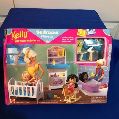 Kelly Baby Sister Of Barbie 1998 - Juego de dormitorio (67716-91) en caja original - ver fotos Foto 1 de 4