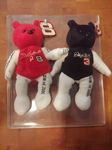 Dale Earnhart Sr./Jr. 23 Karat Gold'n Bears Collectible Blk/Red Beanie Bears Cover