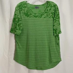 Novara Damen L Radtrikot Shirt Kurzarm Reißverschlusstaschen grün Strand Wandern - Bild 1 von 12