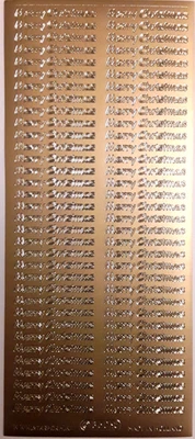 Peel off stickers 'Merry Christmas' Starform 360