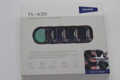 Набор фильтров NEEWER ND16 ND64 ND256 и CPL совместим с DJI Mini 4 Pro упаковка 4 шт. - Изображение 1 из 2