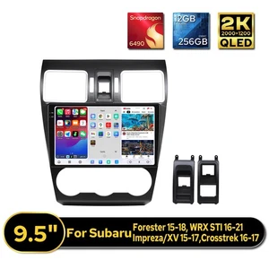 JOYING QLED 9.5 inch 12GB+256GB Bluetooth Headunit for Subaru Forester 2015-2018 - Picture 1 of 6