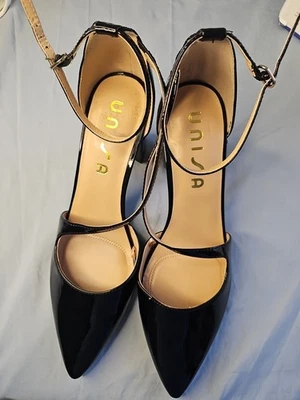 UNISA Black Sling Back Heels Size 11M - Image 1 of 4