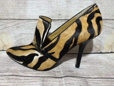 Nine West Women’s Sz 8.5 M Animal Print Leather Stiletto Heels - Image 1 of 4
