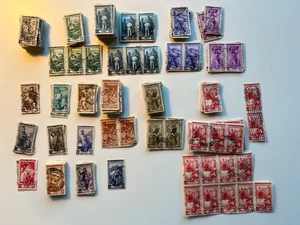 400+ alte Italien ARBEITER Briefmarken - kultige "Italia al Lavoro" 50er Jahre Serie - Bild 1 von 4