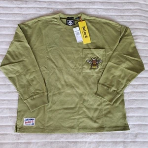 Bee Line Billionaire Boys Club Timberland Olive Sweatshirt Men's Size Large NWTs - Picture 1 of 5