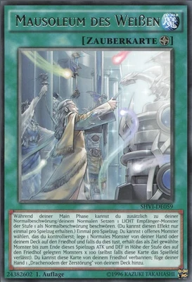 YuGiOh Mausoleum des Weißen SHVI-DE059 Rare NM unl. - Bild 1 von 2
