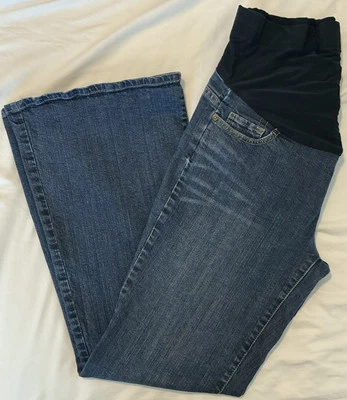 American Star Maternity Flare Jeans with Belly Band Size L - Image 1 of 4