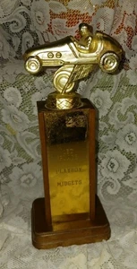 Vintage Top Racing Car 1st Place Playboy Midgets Trophy - Picture 1 of 6
