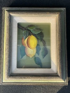 Painting 3 Dimension Three Lemon Branch 10x12 - Picture 1 of 4