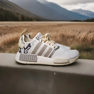 adidas NMD_R1 Reptile Pack Women’s Size 7.5 Sneakers Ecru Tint W Casual Shoes - Picture 1 of 15