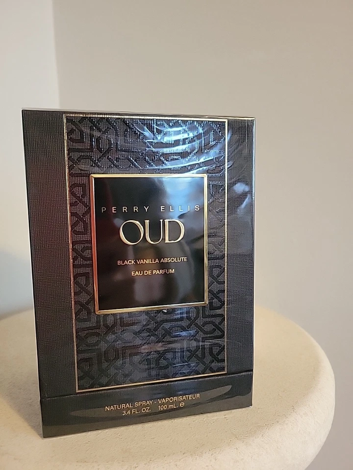 PERRY ELLIS OUD NEGRO VAINILLA ABSOLUTO EAU DE PARFUM SPRAY 3,4 FL OZ NUEVO SELLADO Foto 1 de 4