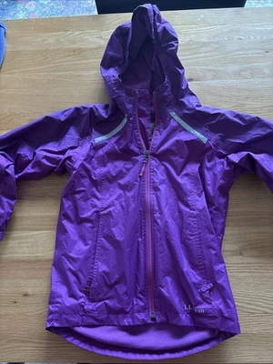 Girls LL Bean Fleece Lined Jacket EUC Size 10/12 Perfect For Fall - Image 1 of 4
