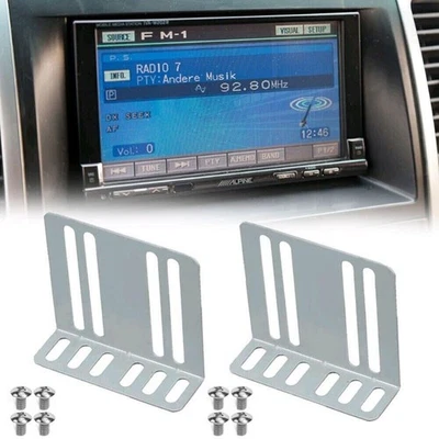 2 Din Car Radio Installation Kit MP5 Mounting Accessory Holder Support  - Image 1 of 4
