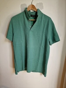 Jaeger Polo Shirt Green Men Medium Cotton Blend - Picture 1 of 8