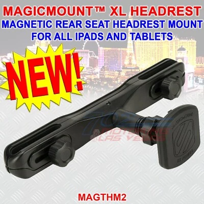SCOSCHE MAGTHM2, MAGICMOUNT MAGNETIC REAR SEAT HEADREST MOUNT FOR IPADS & PHONES - Image 1 of 3