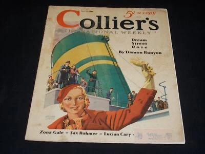 1932 JUNE 11 COLLIER'S MAGAZINE - NICE ILLUSTRATED COVER - L 4412 - Image 1 of 2