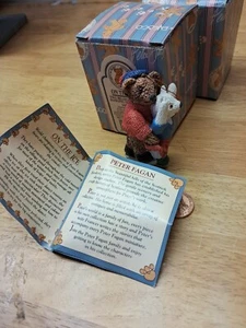 VINTAGE CENTIMENTAL BEARS BY ENESCO “on The Ice ” NEW IN BOX - Picture 1 of 6