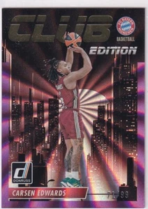 2023-24 Panini Donruss Euroleague No. 13 Carsen Edwards Club Edition Laser 71/99 - Bild 1 von 2