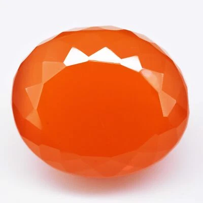 104.45 Ct Orange Opal Oval Certified Welo Gemstone Stunning Fire - Image 1 of 4