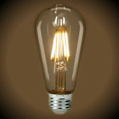 LED Filament Vintage Bulb - 4 Watt - Clear - 2700k - 400 Lumens - Image 1 of 2