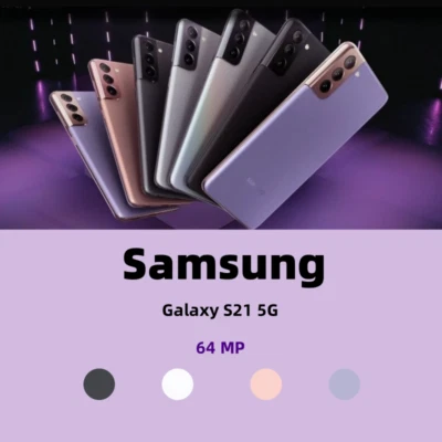 NUOVO Samsung Galaxy S21 5G 8+256GB RAM G991U Senza Contratto Android Smartphone - Immagine 1 di 4