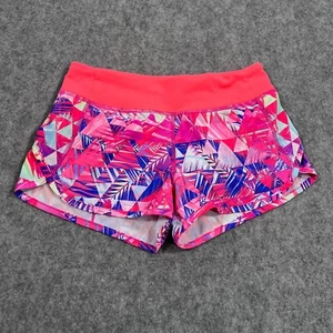Ivivva by Lululemon Girls Coral Pink Speedy Activewear Shorts Youth Size 12 - Picture 1 of 7