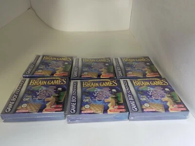 6 LOT NEW Ultimate Brain games for the Gameboy Advance console - Image 1 of 4