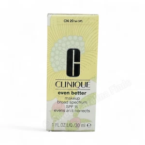 Clinique Even Better Makeup CN 20 FAIR SPF 15 Foundation 30ml Full Size NEW - Picture 1 of 6