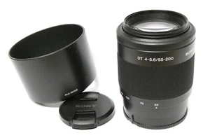 SONY DT 55-200mm Objetivo para Cámaras SONY A-Mount Usado - Imagen 1 de 13