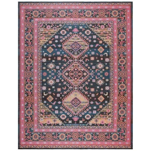 SAFAVIEH Classic Vintage CLV114N Navy / Pink Rug - Picture 1 of 13