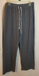 Pantalones para dormir de salón térmico grises talla L - sin marca 32"" x 29,5"" EF - Imagen 1 de 3