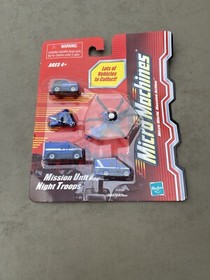 Micro Machines Mission Unit Alpha Night Troops Vintage New And Sealed 2003 D25