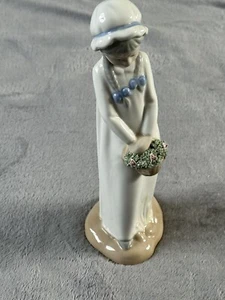 Torralba Spanish Girl & Basket Figurine Porcelain Porcelanas - FREE POSTAGE - Picture 1 of 10