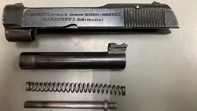 Beretta 1934 .380 Slide,Barrel, Spring, and Guide Rod - Image 1 of 2