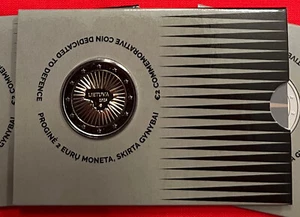 Lithuania 2 euro 2025 "Defence" BiMetallic CoinCard BU - Picture 1 of 3