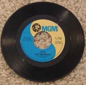 Northern Soul 45 RPM By Joey Heatherton, "Gone" on Mgm - Picture 1 of 2