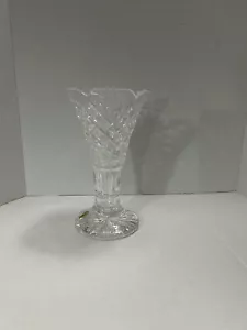Vintage Waterford Crystal Heavy Vase Archive 9” - Picture 1 of 7