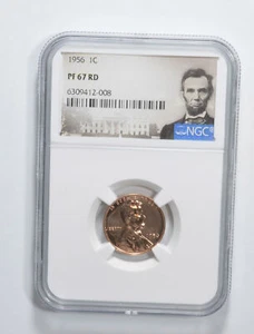 PF67 1956 Lincoln Wheat Cent NGC PR Proof Special Label PR Proof - Picture 1 of 5