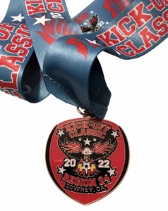 Kick-Off Classic AYSO 2022 4th Place Medal Award Youth Soccer Downey CA - Picture 1 of 8