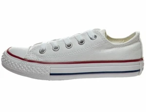 CONVERSE All Star Chuck Taylor Low Top White Youth 3J256 Kids Canvas Shoes - Picture 1 of 6