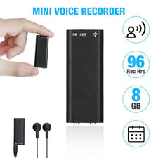8GB Mini Hidden Audio Recorder Voice Listening Device 96 Hours Bug Recording pf