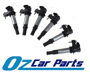 HOLDEN COMMODORE VZ WL COIL V6 COIL PACK 3.6L VZ V6 IGNITION COIL FULL SET X6 - Picture 1 of 5