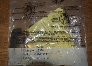 Hoffman Wireway Sealing Plate with Gasket 22LSGQR 19960 Model #19506096 - Picture 1 of 3